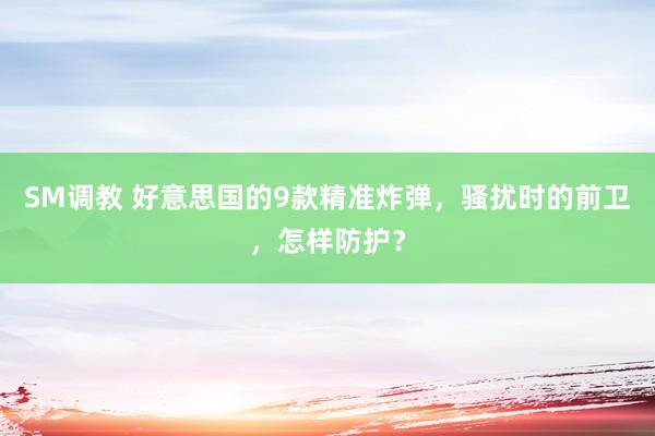 SM调教 好意思国的9款精准炸弹，骚扰时的前卫，怎样防护？